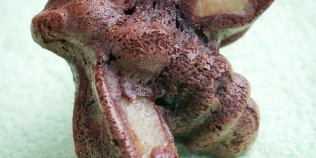 шоколадные пирожные с бананом