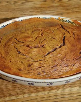 Тыквенно-шоколадный брауни