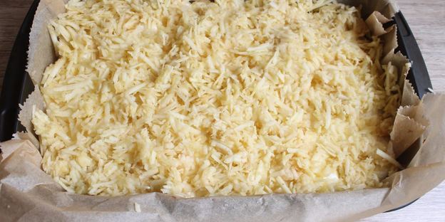 яблочно кокосовoе пирожное