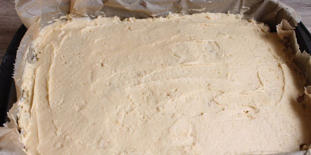 яблочно кокосовoе пирожное