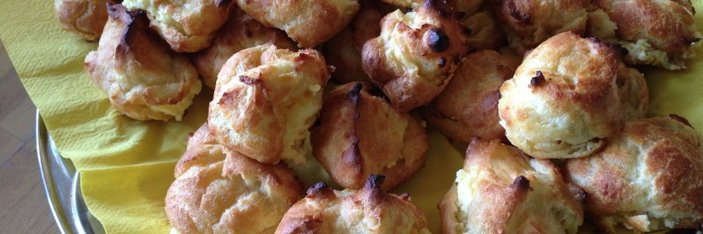 Заварные пирожные с ванильным кремом