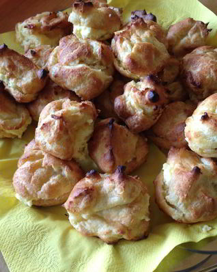 Заварные пирожные с ванильным кремом