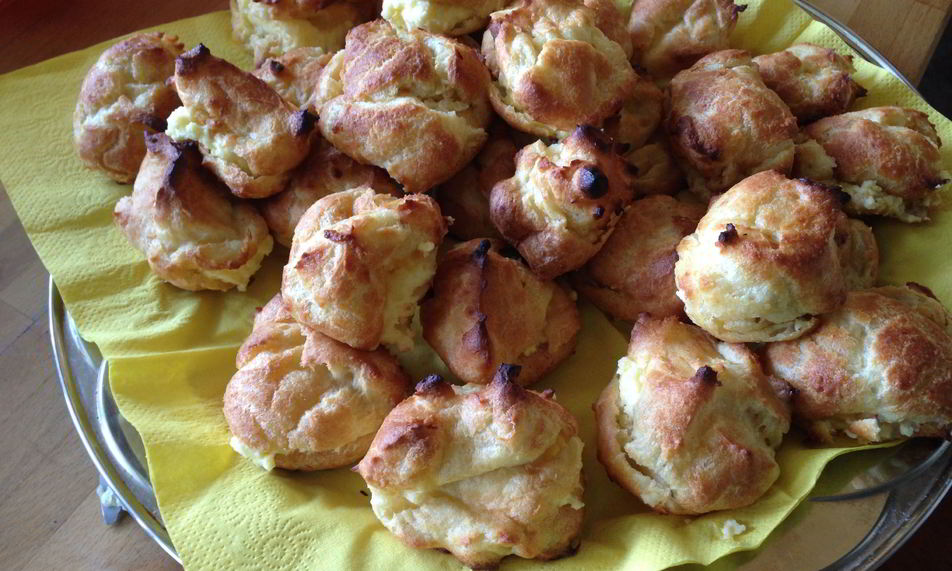 Рецепт заварных пирожных с ванильным кремом