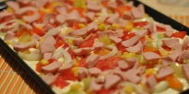 быстрая пицца на кефире