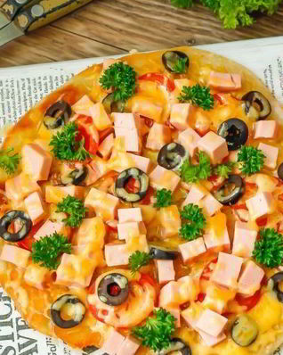 Домашняя пицца на тонком тесте