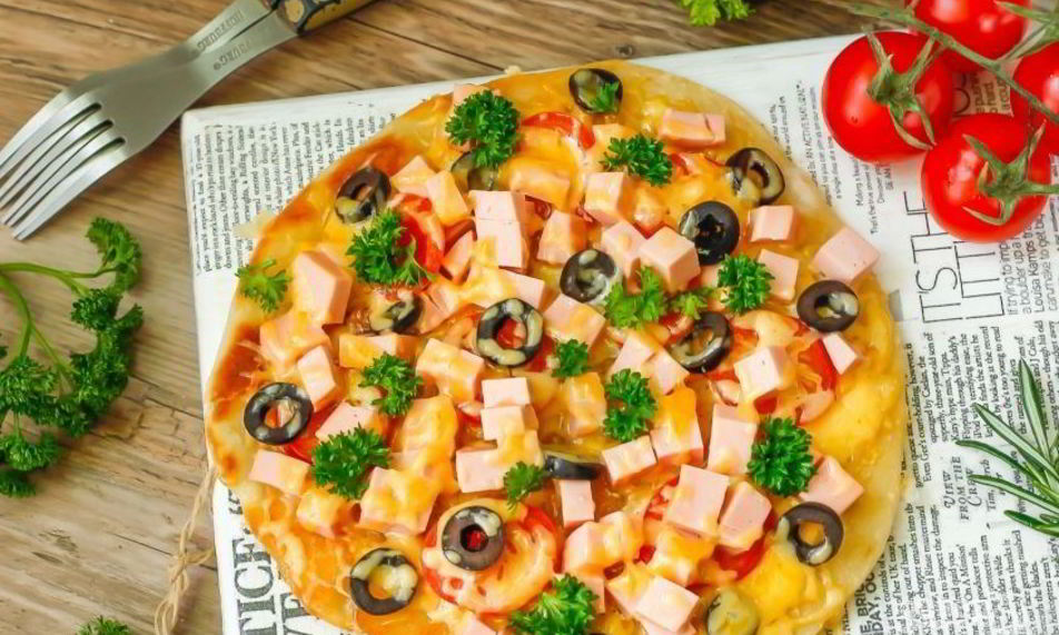 Рецепт домашней пиццы на тонком тесте