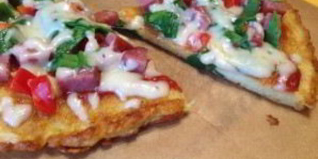 картофельная пицца на сковороде