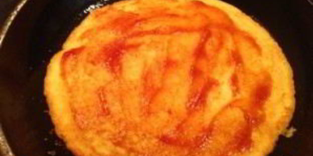 картофельная пицца на сковороде