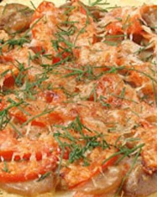 Картофельная пицца