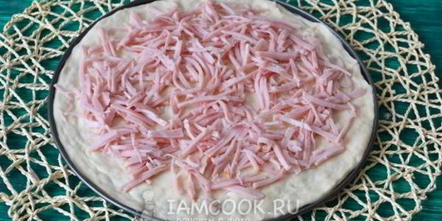 новогодняя пицца петушок