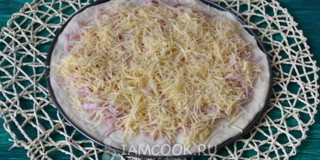 новогодняя пицца петушок