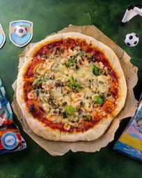 Пицца с морепродуктами