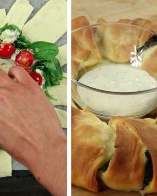 Пицца из готового теста