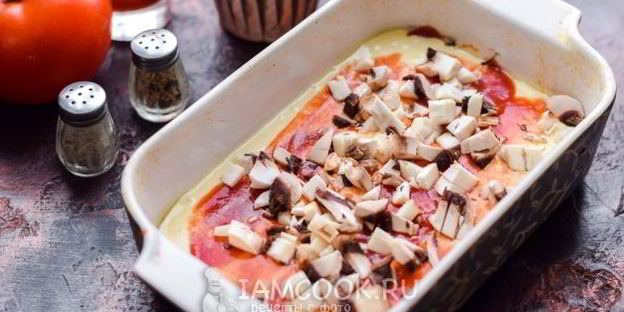 пицца из жидкого теста в духовке