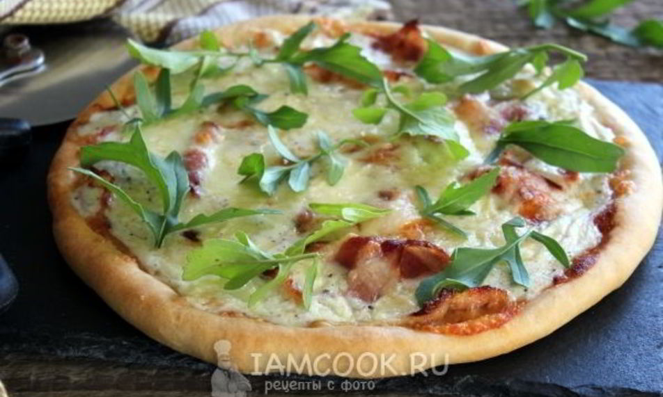Рецепт пиццы карбонара