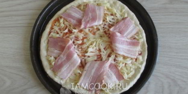 пицца карбонара