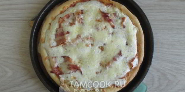 пицца карбонара