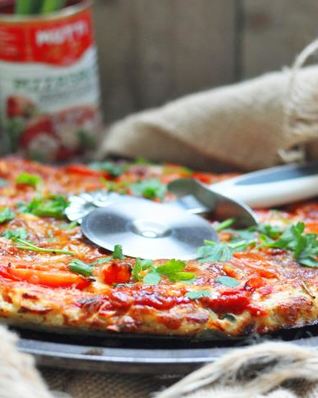 Пицца на курином тесте