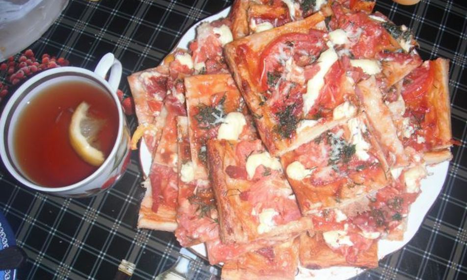 Рецепт пиццы по-быстрому