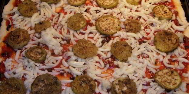 пицца с баклажанами