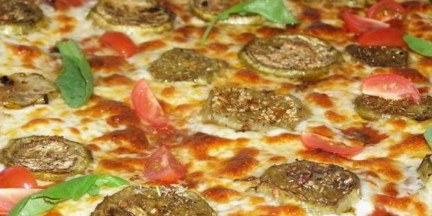 пицца с баклажанами