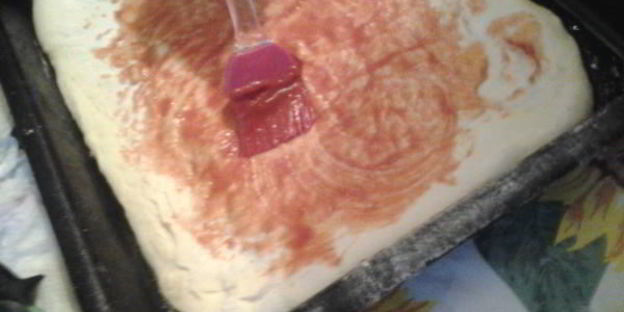 пицца с куриным филе и картофелем