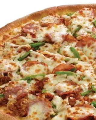 Пицца с курицей и беконом