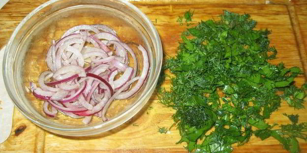 пицца с маринованным мясом