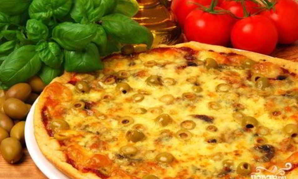 Рецепт пиццы с морепродуктами в мультиварке