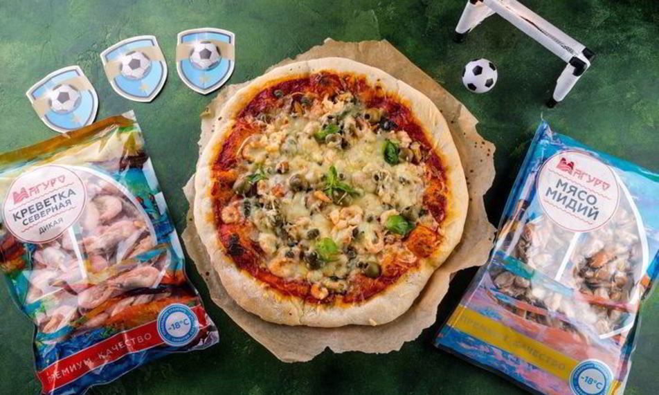 Рецепт пиццы с морепродуктами