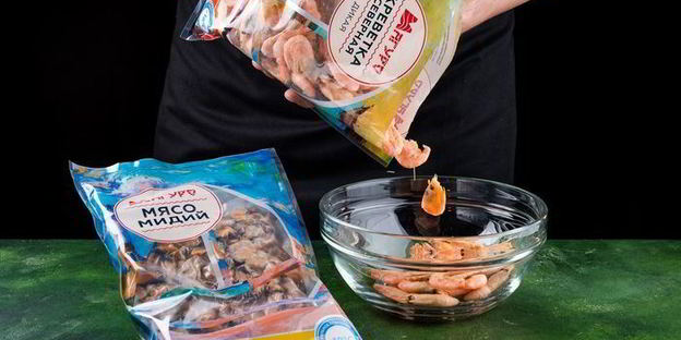 пицца с морепродуктами