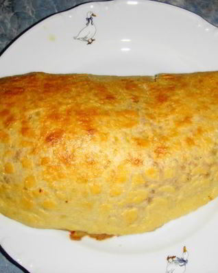 Пицца с моцареллой закрытая Дорожная