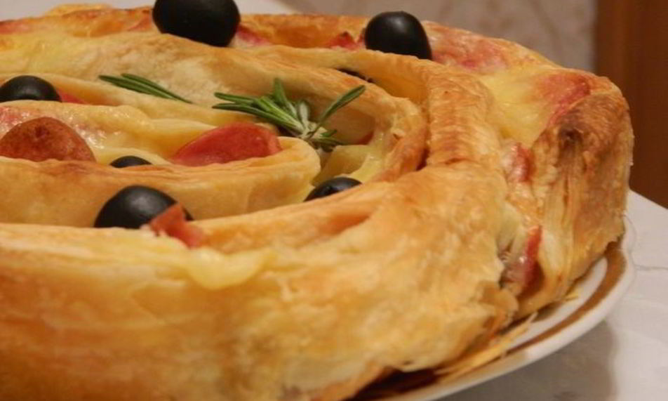 Рецепт пиццы с ветчиной