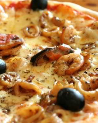 Пицца в микроволновке с грилем