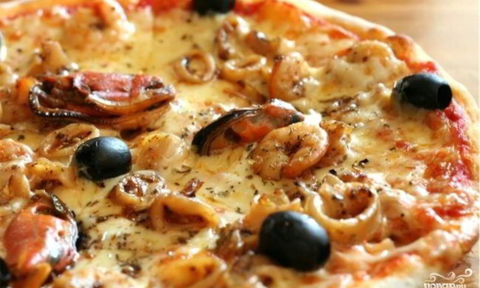 Рецепт пиццы в микроволновке с грилем