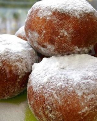 Английские пончики с сахарной пудрой