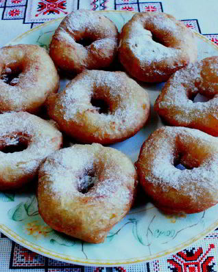 Быстрые пончики на кефире