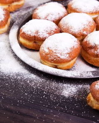 Быстрые пончики с йогуртом