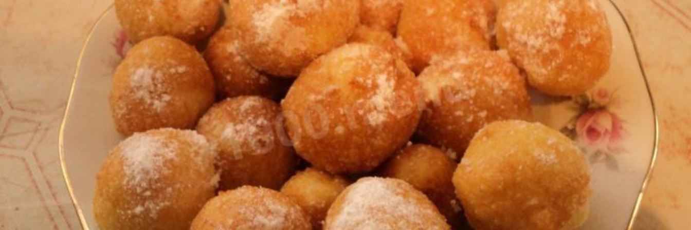 Быстрые пончики жареные в масле