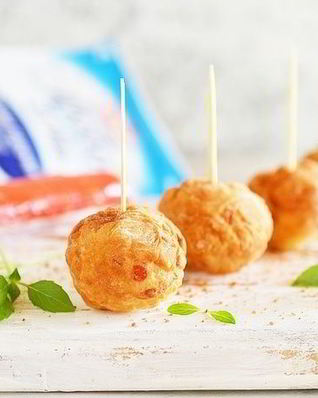 Крабовые пончики с сыром