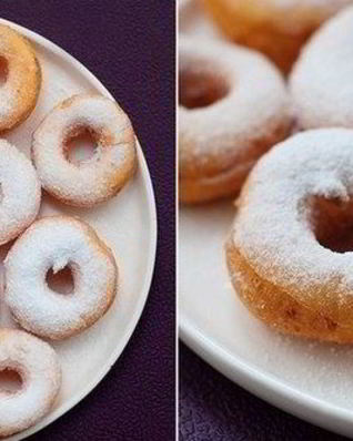 Нежные творожные пончики