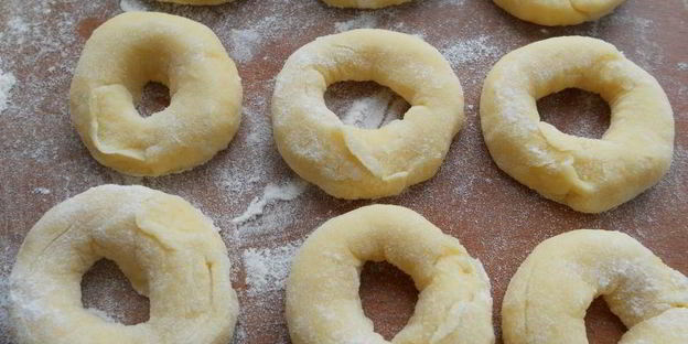 пончики из плавленного сыра