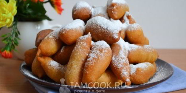 пончики из жидкого теста