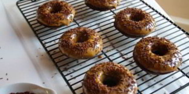 пончики на сгущенке