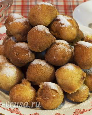 Пончики на сгущенном молоке