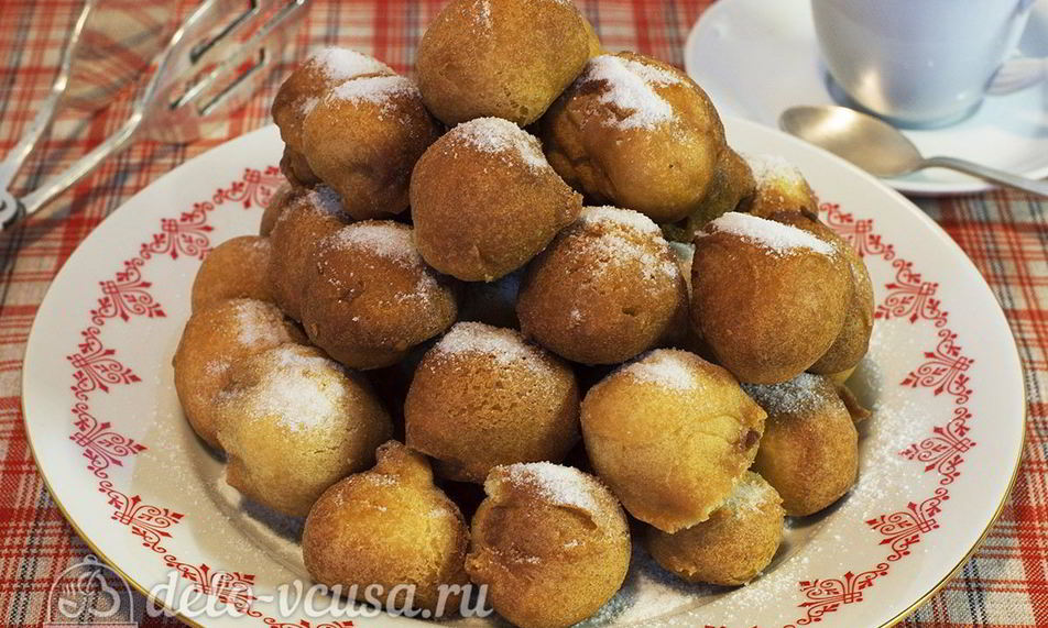 Рецепт пончиков на сгущенном молоке