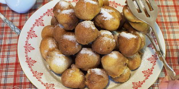 пончики на сгущенном молоке