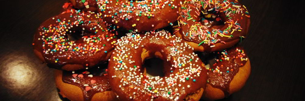 Пончики с глазурью