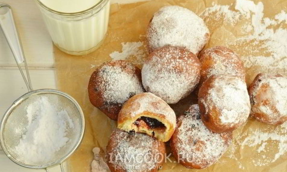 Рецепт пончиков с начинкой