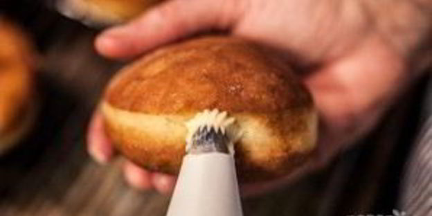 пончики с очень вкусной начинкой